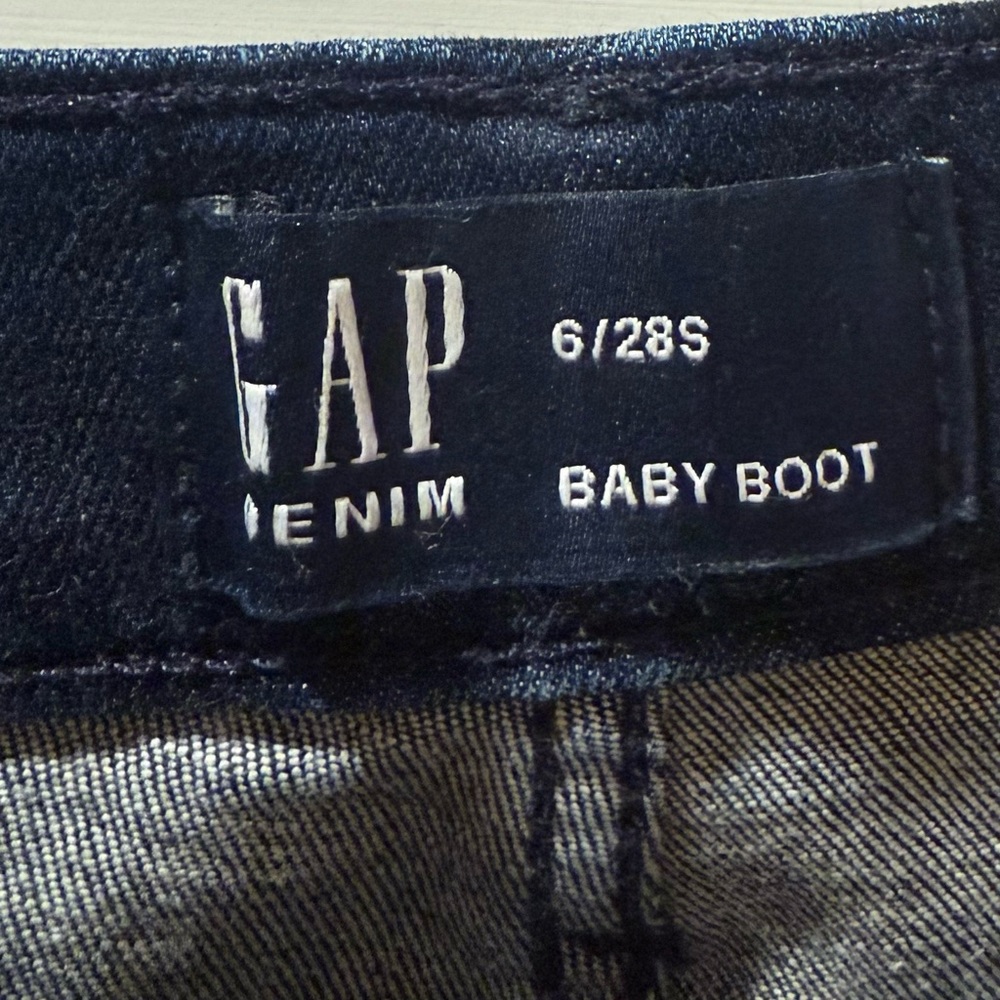 GAP baby boot jeans in 6/28 short - Picture 7 of 9
